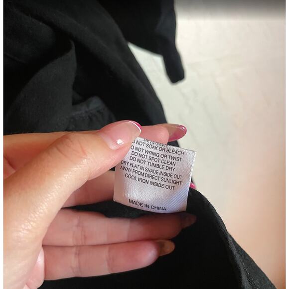 Sabo Black Luna Top Tiered Ruffle Cotton Ramie Button Front Blouse - Size S - Picture 3 of 11